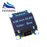 New product 0.96 inch OLED IIC White/YELLOW BLUE/BLUE 12864 OLED Display Module I2C SSD1306 LCD Screen Board for Arduino