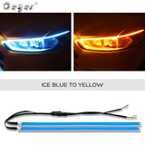 Ceyes 2pcs Led DRL Daytime Running Lights Turn Signal DRL Led Strip Car Light Accessories Brake Side Lights Headlights For Auto