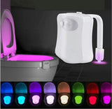 LED Night Light PIR Motion Sensor 8 Colors Automatic Change Toilet Light