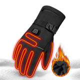 HEROBIKER Motorcycle Gloves Waterproof Heated Guantes Moto Touch Screen Battery Powered Motorbike Racing Riding Gloves Winter##