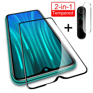 2 in 1 Camera Lens Tempered Glass For Redmi Note 8 7 6 5 Pro Screen Protector For Xiaomi Redmi 7 7A K20 Pro 6A Glass Film