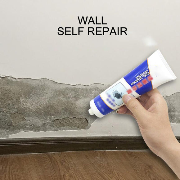 6x18CM White Wall Repair Cream Latex Paint Waterproof Gypsum Wall Paint Repair Crack Nail Eye Greasy Powder Easy To Operate