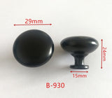 Zinc Alloy Black Cabinet Handles American style Kitchen Cupboard Door Pulls Drawer Knobs Fashion Furniture Handle Hardware