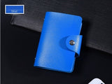 New PU Leather Function 24 Bits Card Case Business Card Holder Men Women Credit Passport Card Bag ID Passport Card Wallet H088