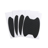 4Pcs/Set Car Door Sticker Carbon Fiber Scratches Resistant Cover Auto Handle Protection Film Exterior Styling Accessories